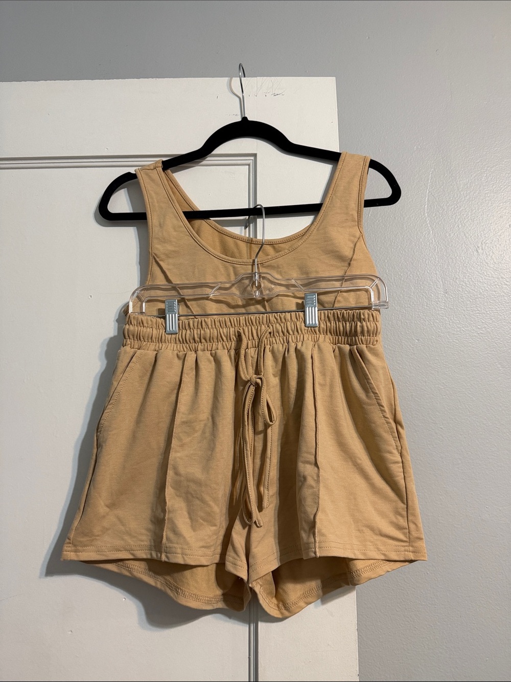 Tan Two Piece Set